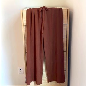 Soft wool pants.